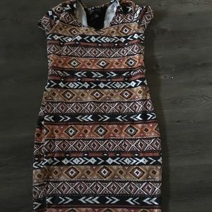 Women’s multicolored fitted dress